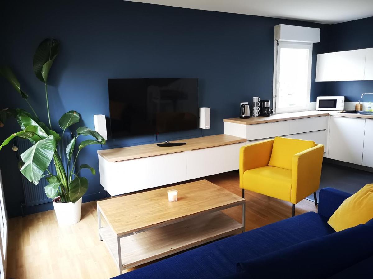 Appartement T3 Centre Ville Mabilais Au Calme. 렌 외부 사진